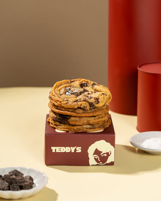 Crinkled(Dark Chocolate & Sea Salt Cookie)